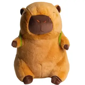 Мягкая игрушка-подушка с пледом Капибара 120*150 см Коричневый 520-7 ТМ COLORFUL HOME UA