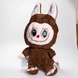 М'яка іграшка-плед, подушка 3 в 1 Labubu Brown Dragon плед в іграшці дитячий плед іграшка Лабубу Коричневий 520-29BR Yiwu UA