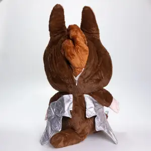 М'яка іграшка-плед, подушка 3 в 1 Labubu Brown Dragon плед в іграшці дитячий плед іграшка Лабубу Коричневий 520-29BR Yiwu UA