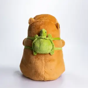Мягкая игрушка-подушка с пледом Капибара 120*150 см Коричневый 520-7 ТМ COLORFUL HOME UA