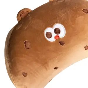 Подушка-подголовник Cookie Bear для путешествий коричневый HP-56-2BR Yiwu UA