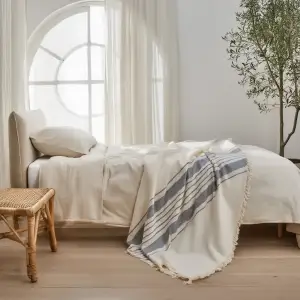 Покрывало на детскую кровать 80*160 см лен серый Colorful Home 503-53-150-G UA