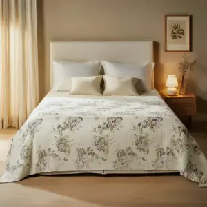 Покривало на ліжко 200*230 см бавовняне provence 504-29-24-4 Colorful Home UA