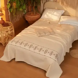 Покривало на ліжко 200*230 см льон Colorful Home 503-55-34 UA