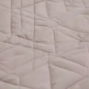 Покривало на ліжко стьобане 200*230 см бавовняне кавовий 505-24-18-3 Colorful Home UA