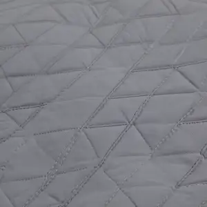 Покрывало на кровать стеганое 200×230 см хлопковое серый 505-24-18-1 Colorful Home UA