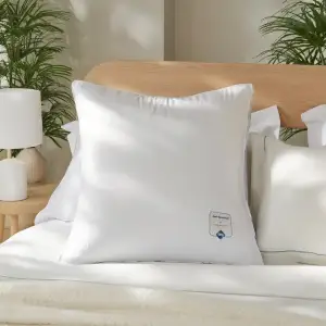 Подушка для сну бавовняна 70*70 см м'яка білий Colorful Home 026-6-30 UA