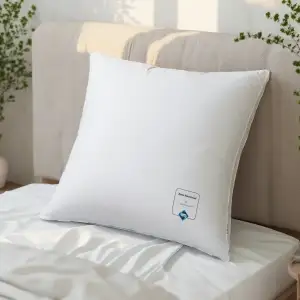 Подушка для сну бавовняна 70*70 см м'яка білий Colorful Home 026-6-30 UA