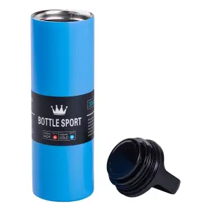 Термос металевий 500 мл Bottle Sport з вакуумною ізоляцією синій HPGM5009BL Yiwu UA