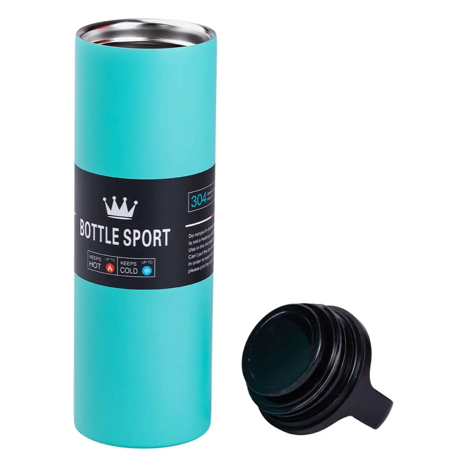 Термос металевий 500 мл Bottle Sport з вакуумною ізоляцією м'ятний HPGM5009M Yiwu UA