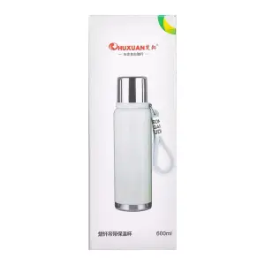 Термос Enjoy из нержавеющей стали 600 мл белый HP-14-9W Yiwu UA