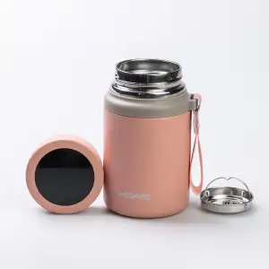 Термос Fashion с датчиком температуры 700 мл Оливковый HP-14-20GR Yiwu UA