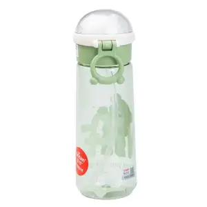 Бутылка для воды 620 мл с трубочкой Зеленая HP17300GR Happy Life UA