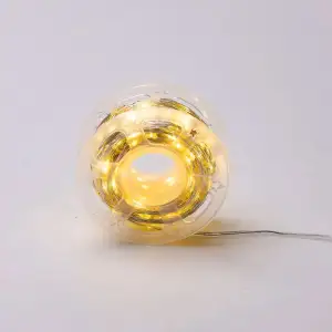 Гирлянда роса на пульте 50 метров на 500 led светодиодов капля белый провод желтая 500L50MWY Garlando UA