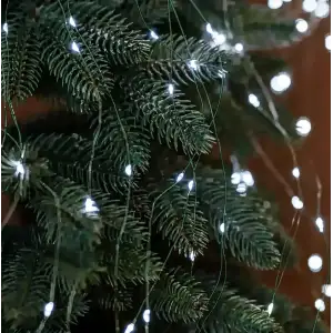 Гирлянда Конский хвост 200 LED 10 нитей 2 м зеленая, белый GarlandoPro 1733012GW UA
