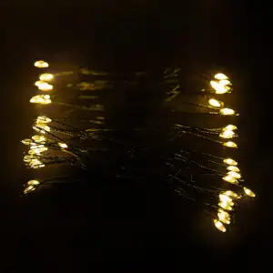 Гирлянда Конский хвост Мишура 1200 LED 20 нитей 2 м зеленая, желтый GarlandoPro D1200L2MGY UA
