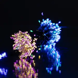 Гірлянда Кінський хвіст Мішура 640 LED 16 ниток 2 м зелена, мультиколор GarlandoPro D640L2MGML UA