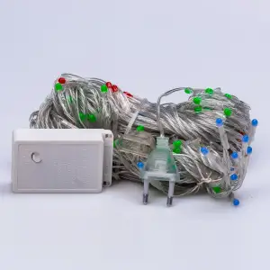 Гірлянда штора 3х2 м 144 LED світлодіодна мідний провід 16 ниток ZWM2320LEDML Garlando UA