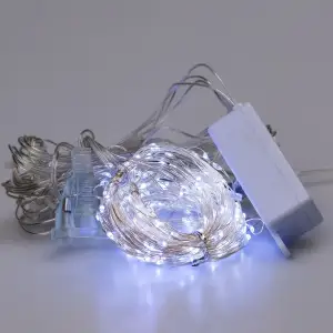 Гирлянда штора светодиодная GarlandoPro Роса 200LED 3х2м 10 линий 8 режимов гирлянда капля росы Белый 173303W UA