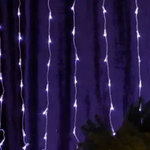 Гірлянда світлодіодна GarlandoPro 270 LED Водоcпад 3х3 м 10 ліній 8 режимів Білий 1733051W UA