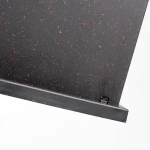 Камин декоративный с LED-подсветкой 28*12*20 см, черный Yiwu 2026-CR-3-8 UA