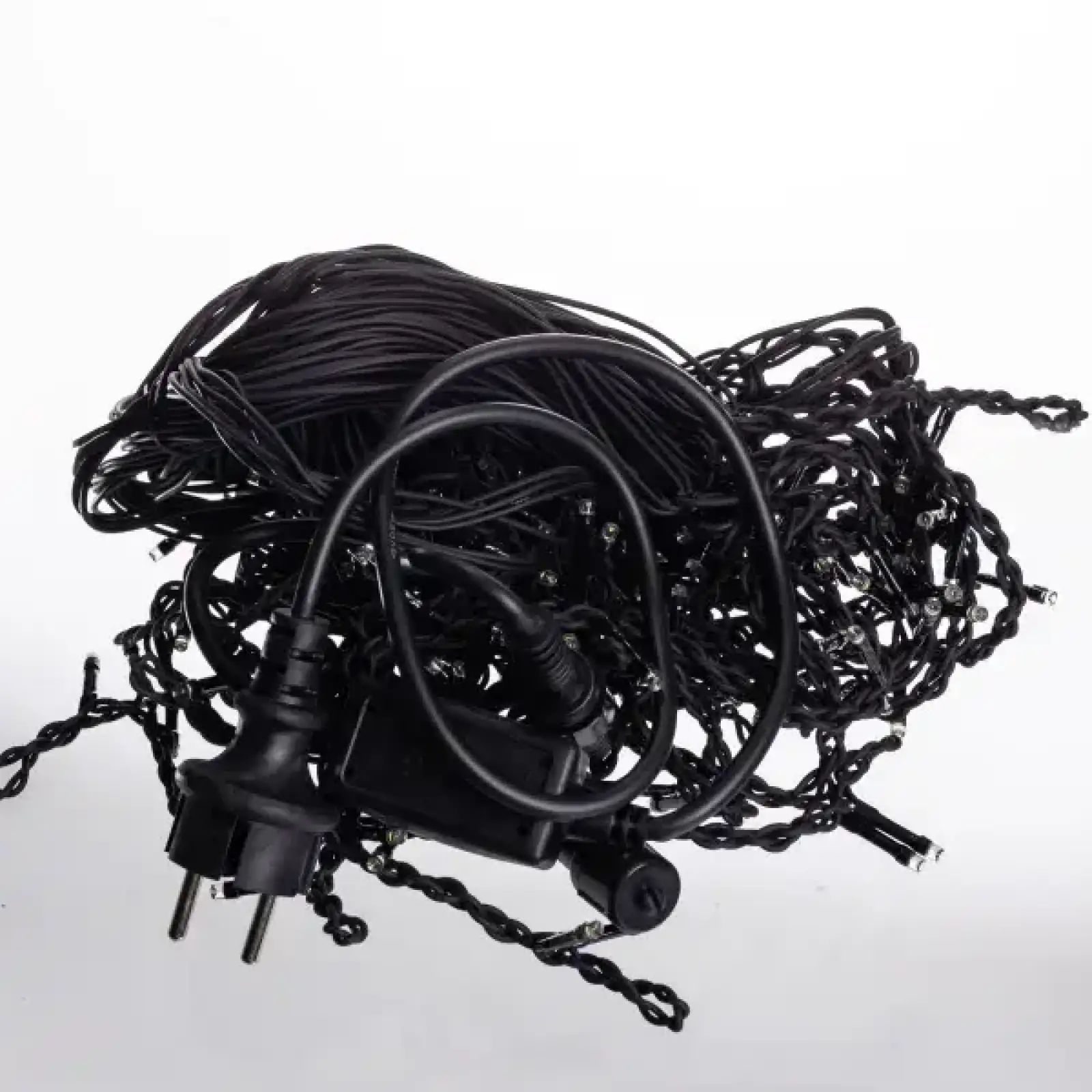 Вулична гірлянда Бахрома 12 (м) 200 LED чорний дріт Жовтий Garlando 12MBY UA