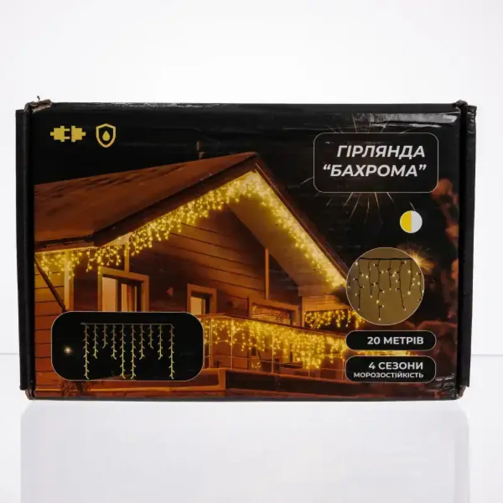 Уличная гирлянда Бахрома 20 (м) 335 LED Желтый Garlando 20MBY UA