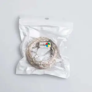 Гірлянда роса 20 метрів USB на 200 led світлодіодів крапля 20 метрів білий дріт мультиколор USB200L20MWML Garlando UA