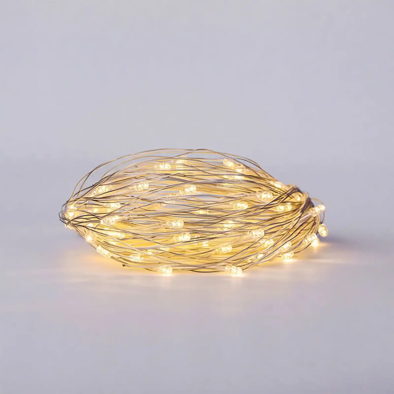 Новогодняя гирлянда штора 2х2 м 80 LED комнатная белый провод Жёлтый ZWM2280LEDY Garlando UA
