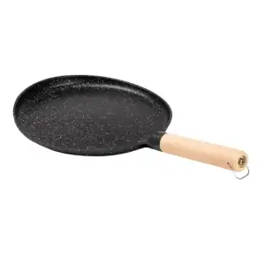 Сковорода для млинців Ø 23.5 см кругла чорна HP39579B Breakfast UA