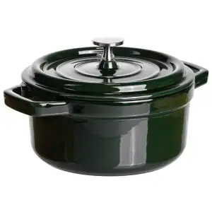 Кокотниця чавунна емальована 2 л, малахіт Yiwu HP-FLG-8 green UA