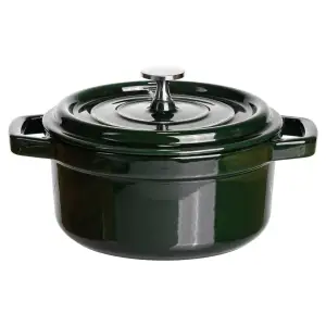 Кокотниця чавунна емальована 2 л, малахіт Yiwu HP-FLG-8 green UA