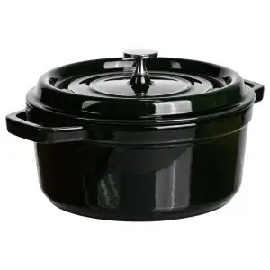 Кокотниця чавунна емальована 4 л, малахіт Yiwu HP-FLG-10 green UA