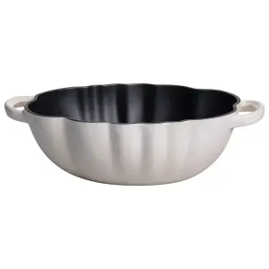Каструля чавунна емальована Iron Tomato 2,5 л, білий Yiwu HP-FLG-20 BEIGE UA