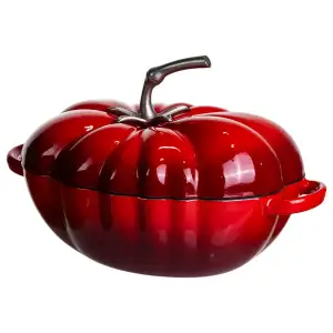 Каструля чавунна емальована Iron Tomato 2,5 л, червоний Yiwu HP-FLG-20 RED UA