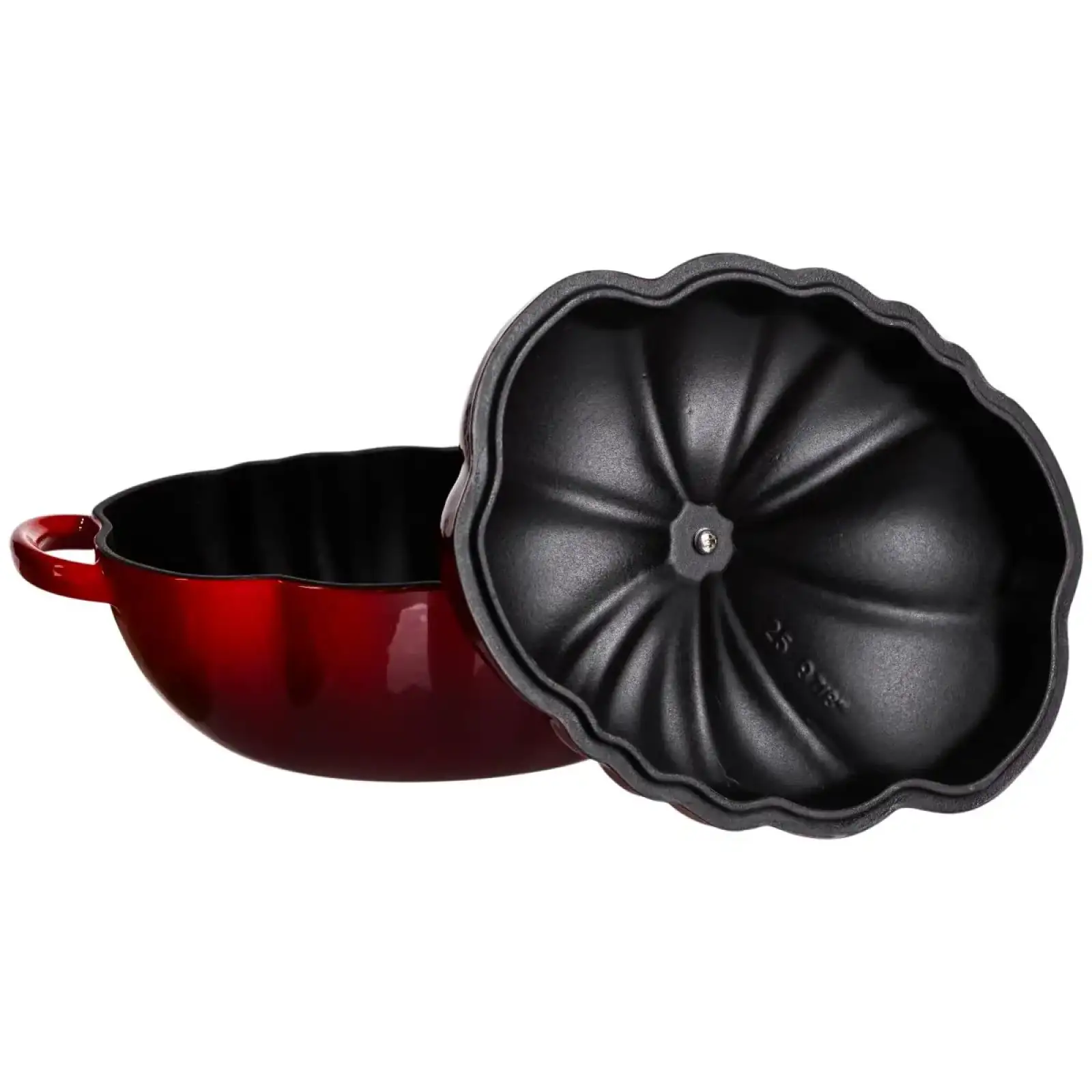 Каструля чавунна емальована Iron Tomato 2,5 л, червоний Yiwu HP-FLG-20 RED UA