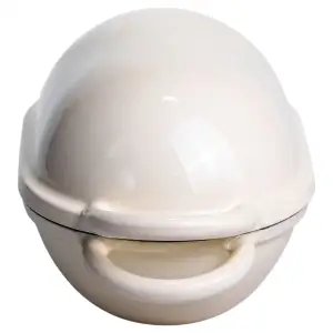 Форма-жаровня для хліба чавунна емальована 1,4 л, бежевий Yiwu HP-FLG-23WHITE UA