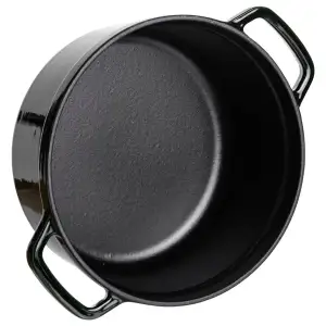 Кокотниця чавунна емальована 2,5 л, малахіт HP-FLG-9 green Yiwu UA