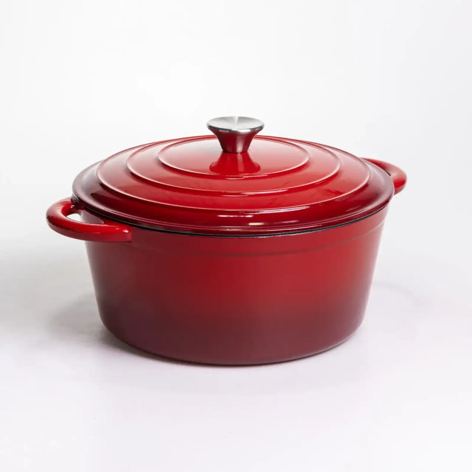 Кастрюля чугунная эмалированная 6,5 л, красный Yiwu HP-FLG-3 RED UA
