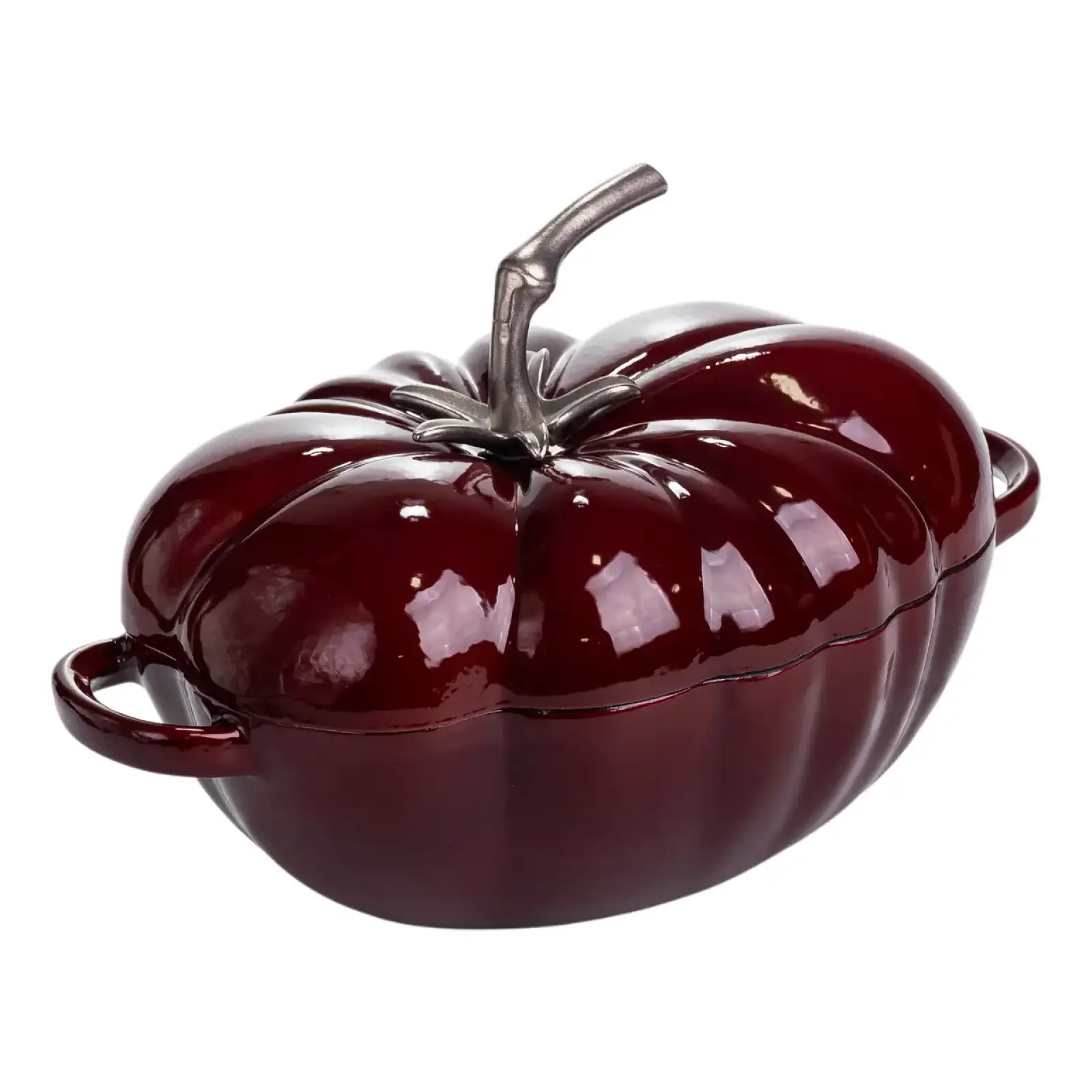 Каструля чавунна емальована Iron Tomato 2,5 л, бургунді Yiwu HP-FLG-20 burgundy UA