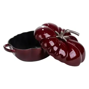 Каструля чавунна емальована Iron Tomato 2,5 л, бургунді Yiwu HP-FLG-20 burgundy UA