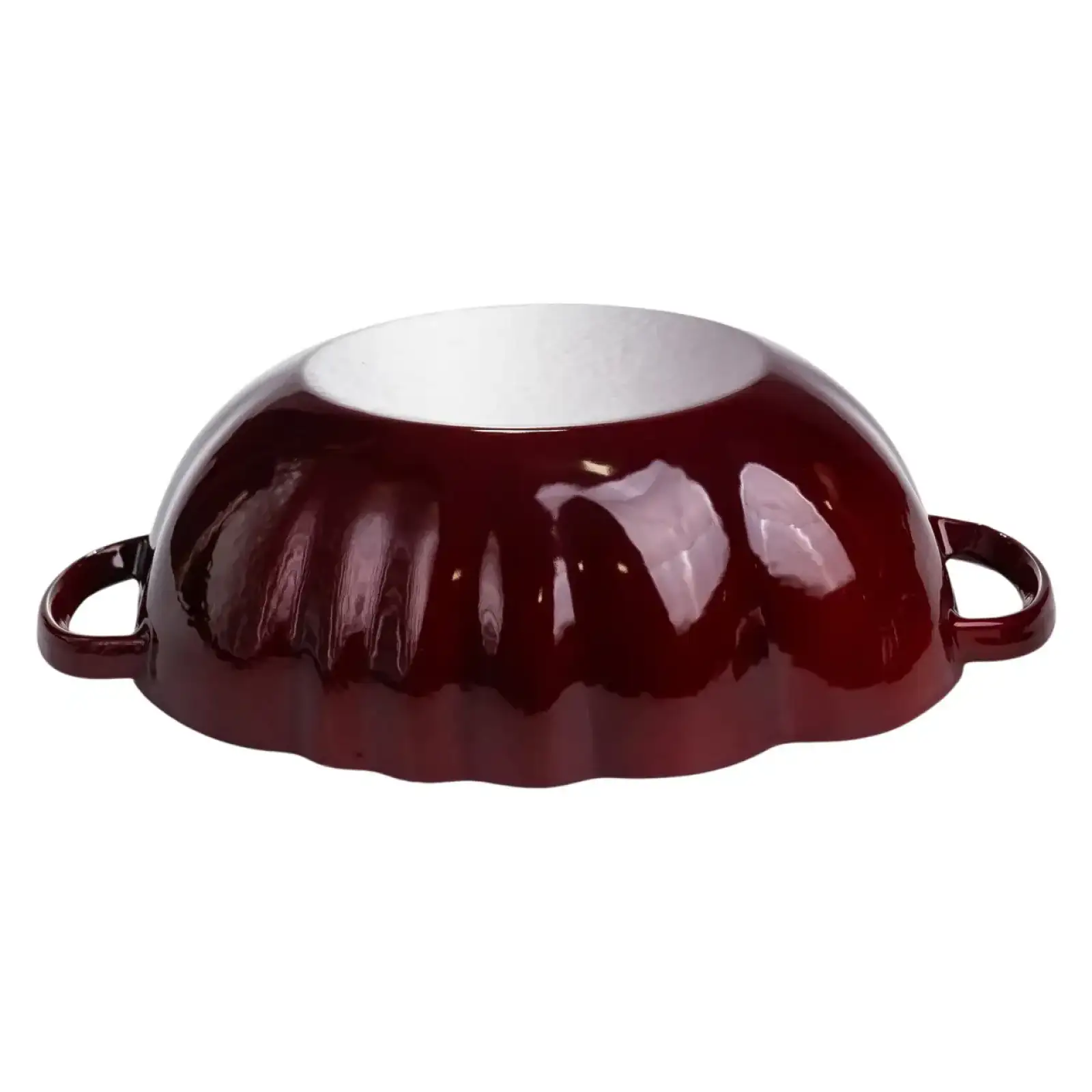 Каструля чавунна емальована Iron Tomato 2,5 л, бургунді Yiwu HP-FLG-20 burgundy UA