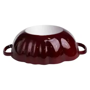 Каструля чавунна емальована Iron Tomato 2,5 л, бургунді Yiwu HP-FLG-20 burgundy UA