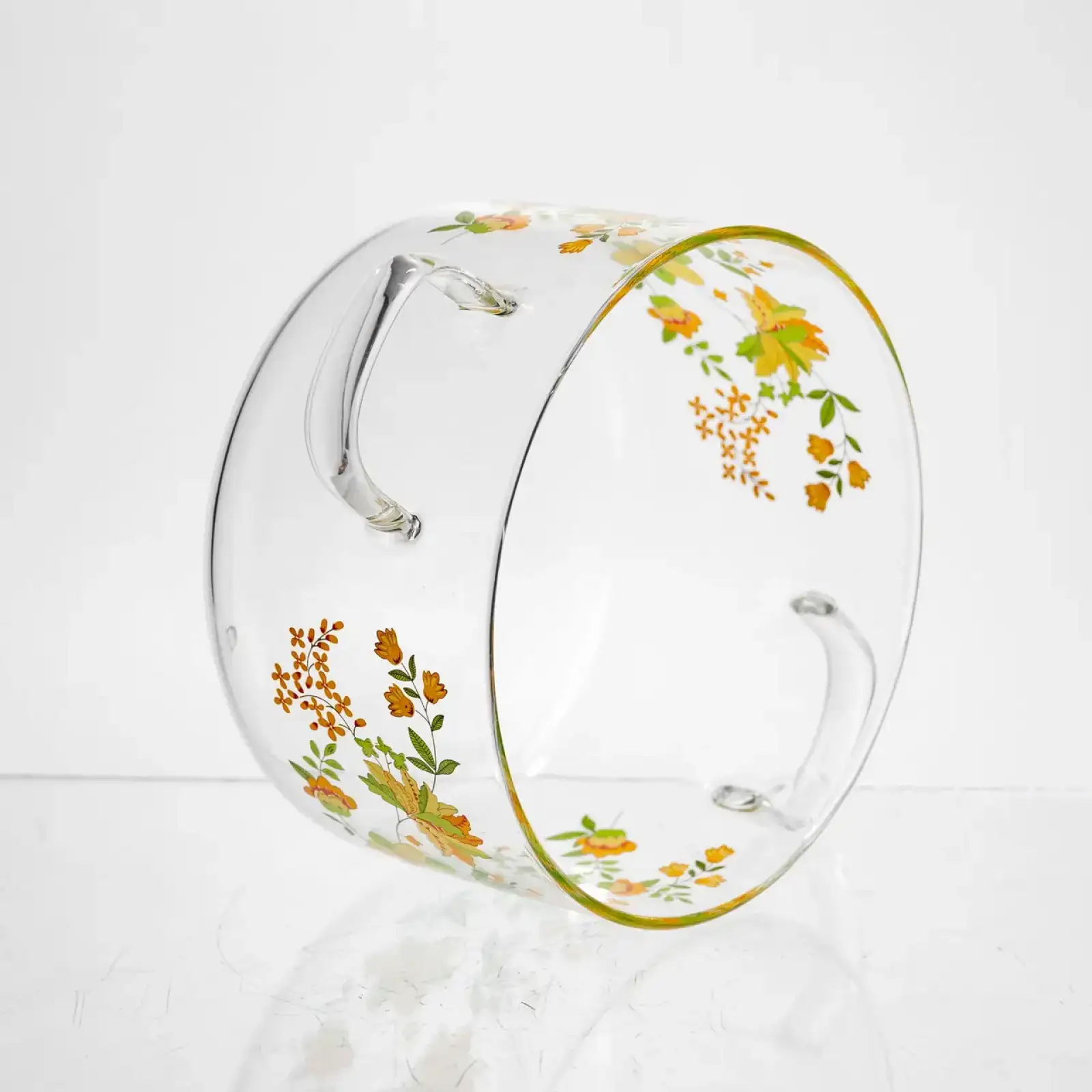 Кастрюля из боросиликатного стекла 1.8 л Wildflowers с крышкой Yiwu HP-GP-38 UA