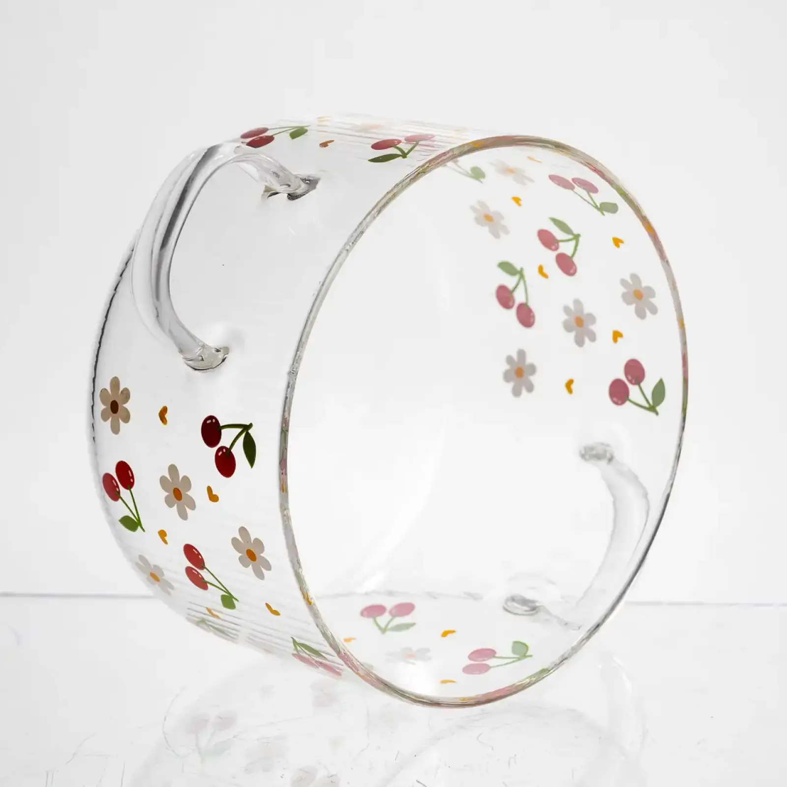 Каструля скляна Cherry 1,8 л з металевим ведмедиком на кришці Yiwu HP-GP-32 UA