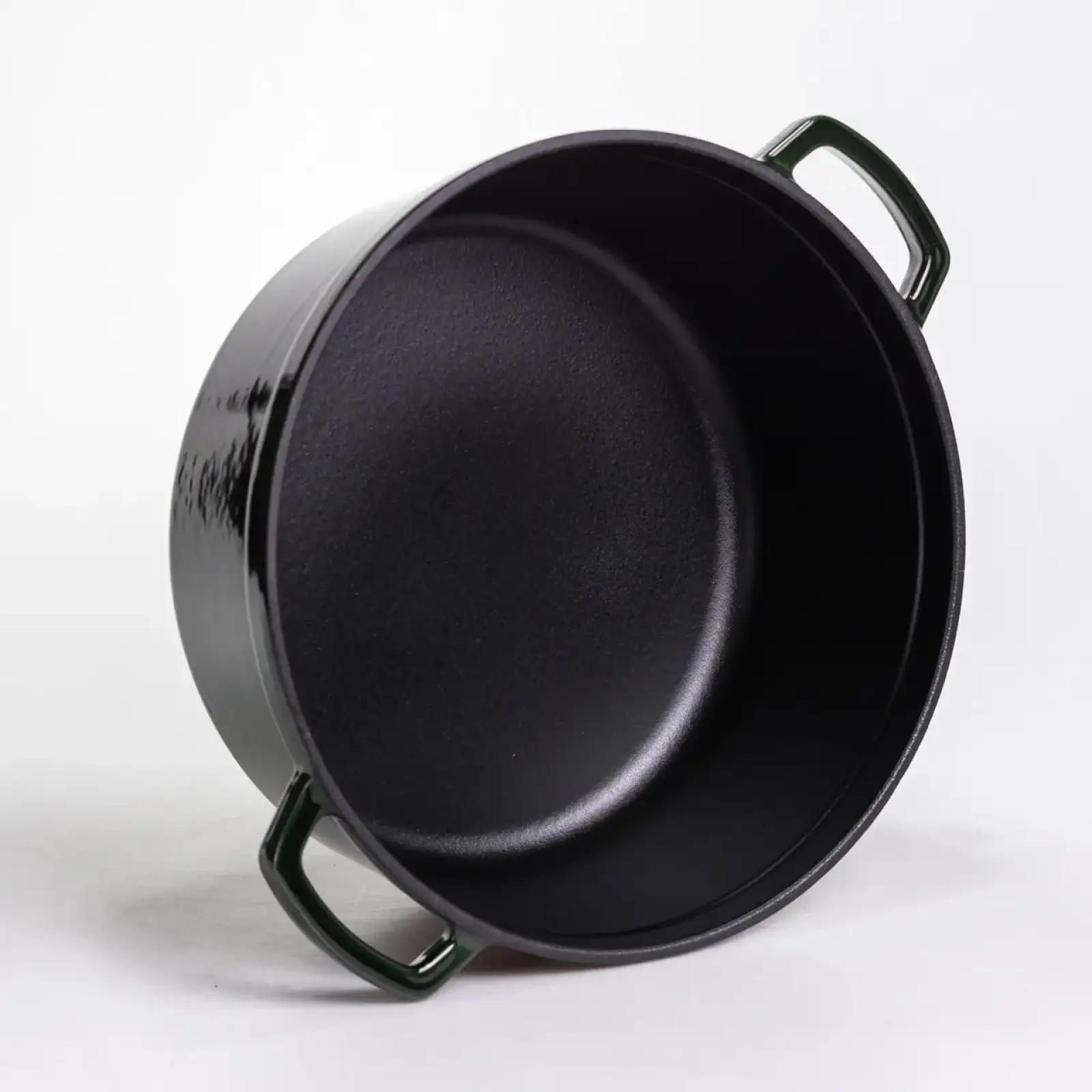 Кокотниця чавунна емальована 6.5 л, малахіт Yiwu HP-FLG-13 green UA