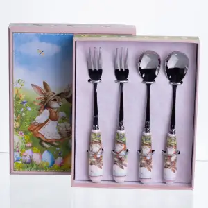 Набір столових приборів Rabbit Family 4 предмети на 2 персони HP-7323-12 Yiwu UA