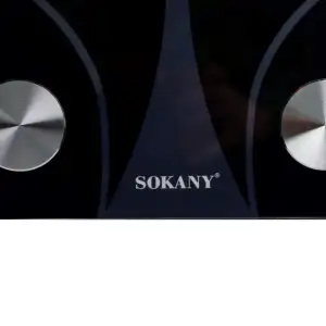 Смарт ваги електронні Sokany 26х26 см до 180 кг з Bluetooth Чорний SK-19029B UA