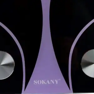 Смарт весы электронные Sokany 26х26 см до 180 кг с Bluetooth Фиолетовый SK-19029V UA