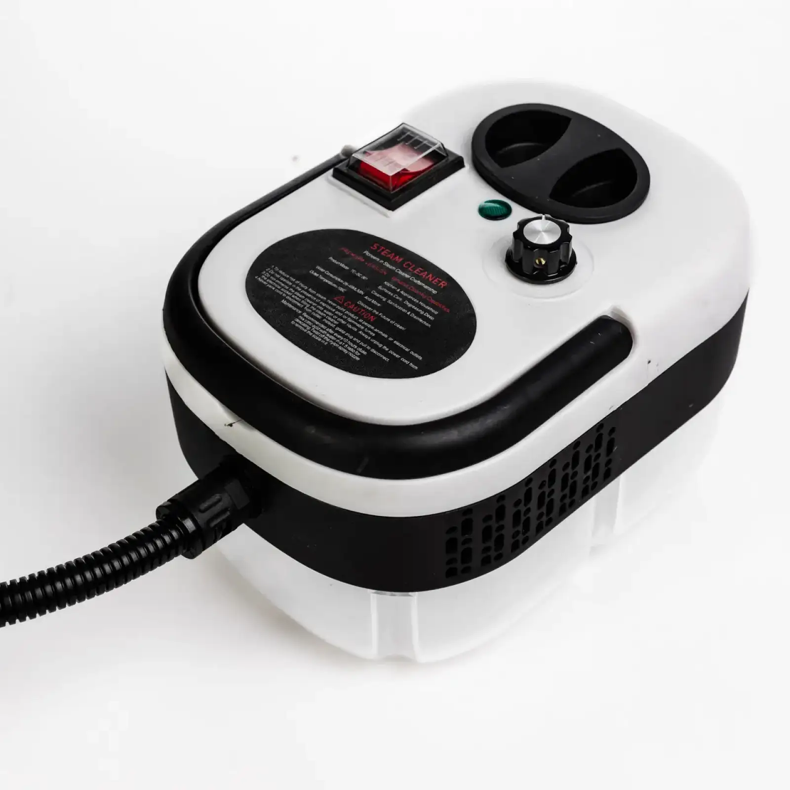Пароочиститель ручной Steam Cleaner 2500 Вт с набором насадок и баком 1.2л HP-SC-002-white Yiwu UA